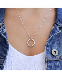 Soft Spot Name Necklace [Sterling Silver]