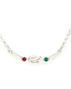 Ties Of Love Necklace Horizontal [Sterling Silver]