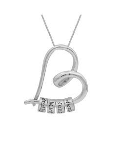 Ties of the Heart Name Necklace [Sterling Silver]