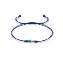 Blue String Wristband