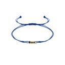 Blue String Wristband