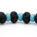 Lava and Turquoise Howlite