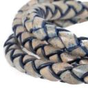 Echtleder - Farbe Hellblaue Jeans