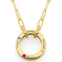 Schakel Ketting met Geboortestenen