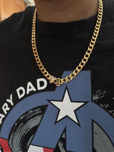 Personalized Cuban Chain with Nano Bible