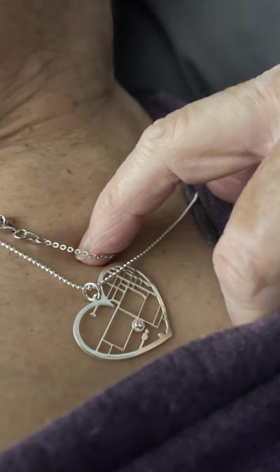 Collier Carte Endroit Chéri [Argent 925]