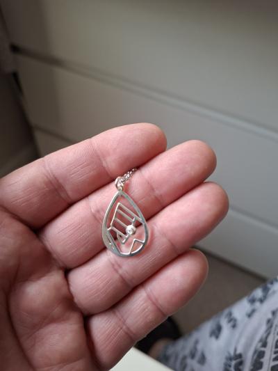 Threads Of Life Map Necklace [Sterling Silver]