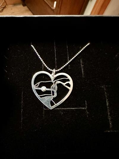 Threads Of Life Map Necklace [Sterling Silver]