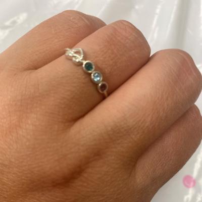 Ties of The Heart Birthstone Ring [18K Gold Plated]