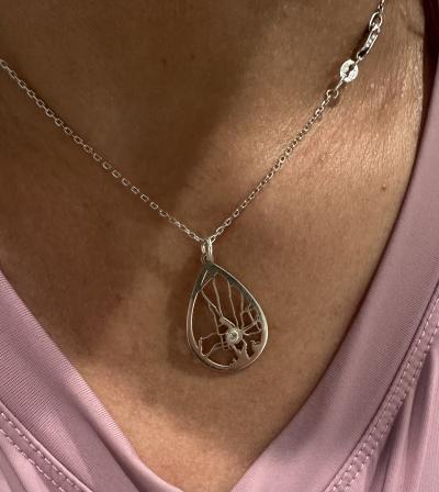 Collier Carte Endroit Chéri [Argent 925]