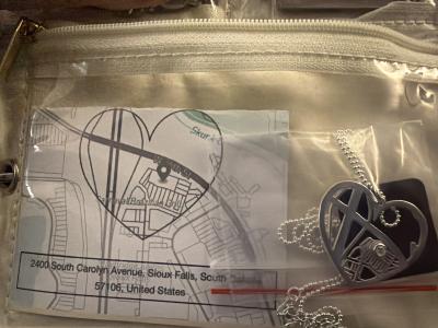 Cherished Spot Map Necklace [Sterling Silver]