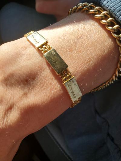 Milanaise Armband mit Gravur [Sterlingsilber]