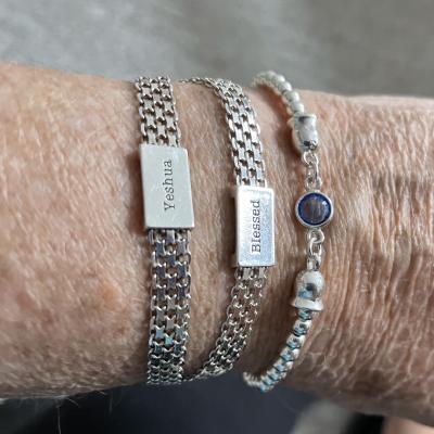 Bracelet Maille Emma avec Prénoms [Plaqué Or 18ct]