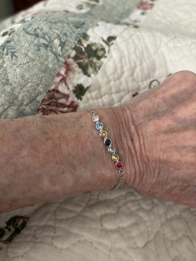 Talisa Sterne Geburtsstein Armband [Sterlingsilber]