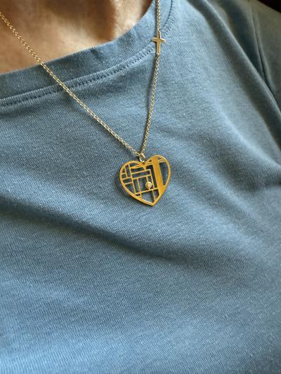 Collier Carte Liens du Cœur [Argent 925]