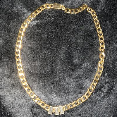 Cuban Link Chain With Names - 5mm [Sterling Silver]