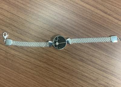 Precious Spot Map Bracelet with Milanese Chain [18K Gold Plated]