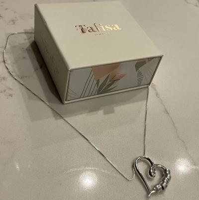 Ties of the Heart Name Necklace [Silver]