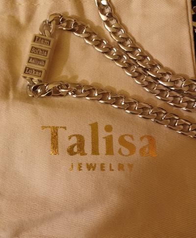 Family Anchor Cuban Link Chain - Gifts for Men by Talisa