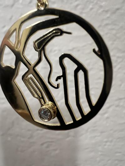 Collier Carte Fils de la Vie [Vermeil 18ct]