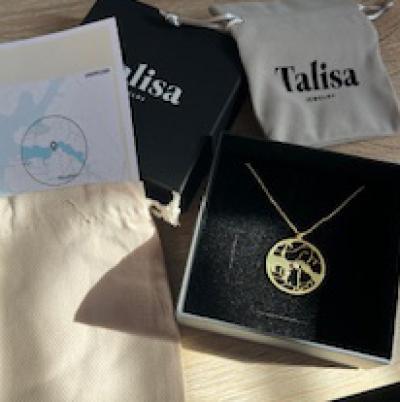 Talisa Map Necklace [Sterling Silver]