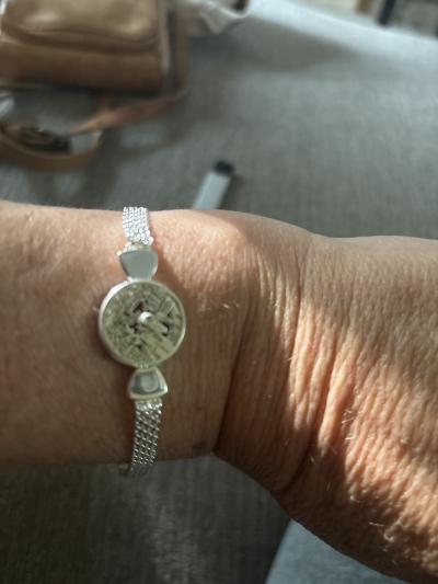 Precious Spot Map Bracelet with Milanese Chain [18K Gold Plated]