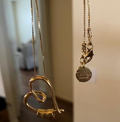 Collana Nodi del mio Cuore con Nome [Placcato Oro 18kt]