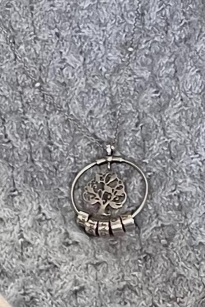 Collier Arbre Familial avec Noms [Vermeil 18ct]