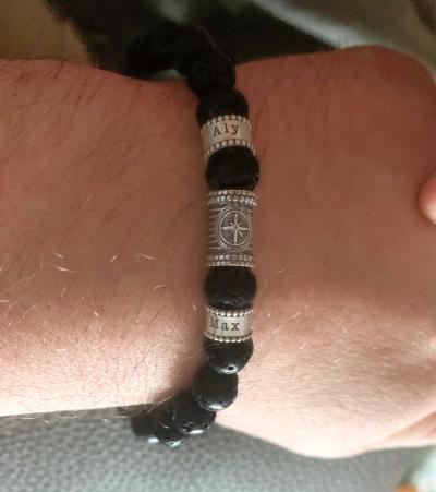 Men's Lava Rock Zodiac Bracelet - Cool Bracelets - Talisa