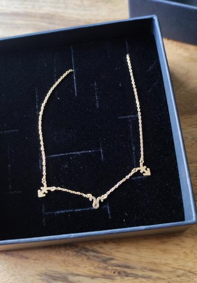 Helenas Diamant Sternzeichen Kette [750er Gold Vermeil]