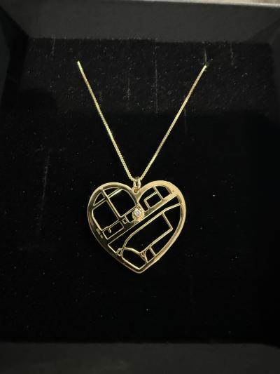 Threads Of Life Map Necklace [Sterling Silver]