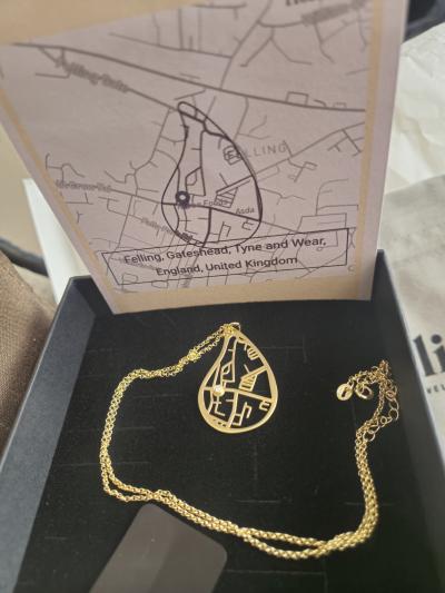 Lebenswege Karten Kette [Sterlingsilber]
