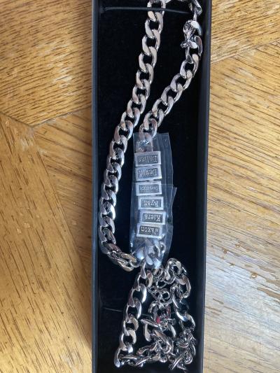 Cuban Link Chain With Names - 5mm [Sterling Silver]