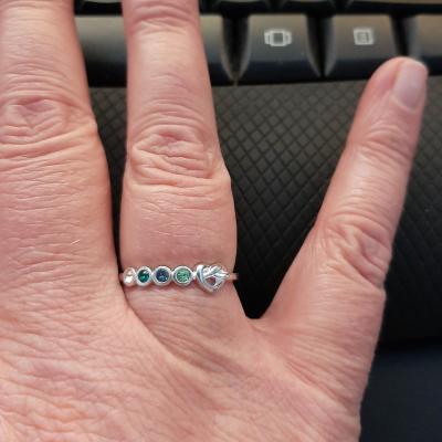 Ties of The Heart Promise Ring [Sterling Silver]
