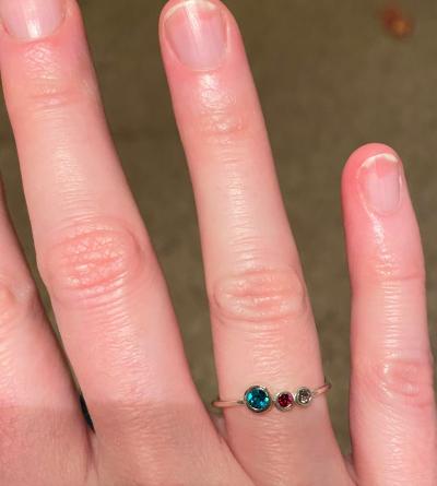 Anillo Amor de Madre [Bañado en Oro Rosa de 18K]
