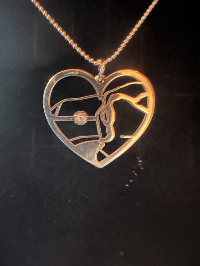 Threads Of Life Map Necklace [Sterling Silver]