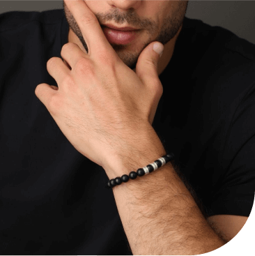 Name Bracelet on Man