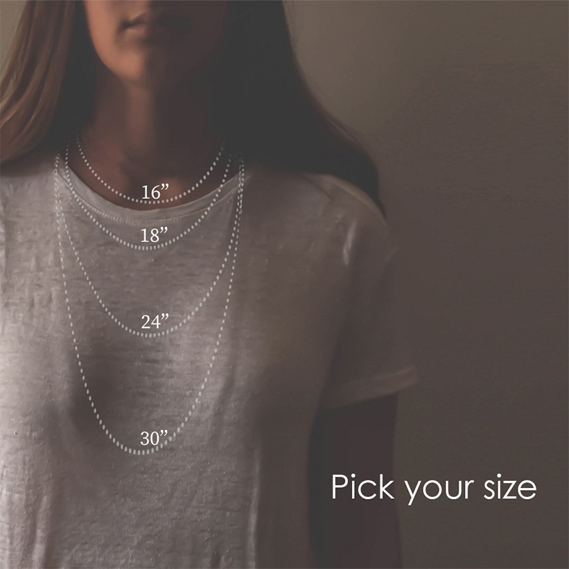 Necklace Size Chart – IF & Co.
