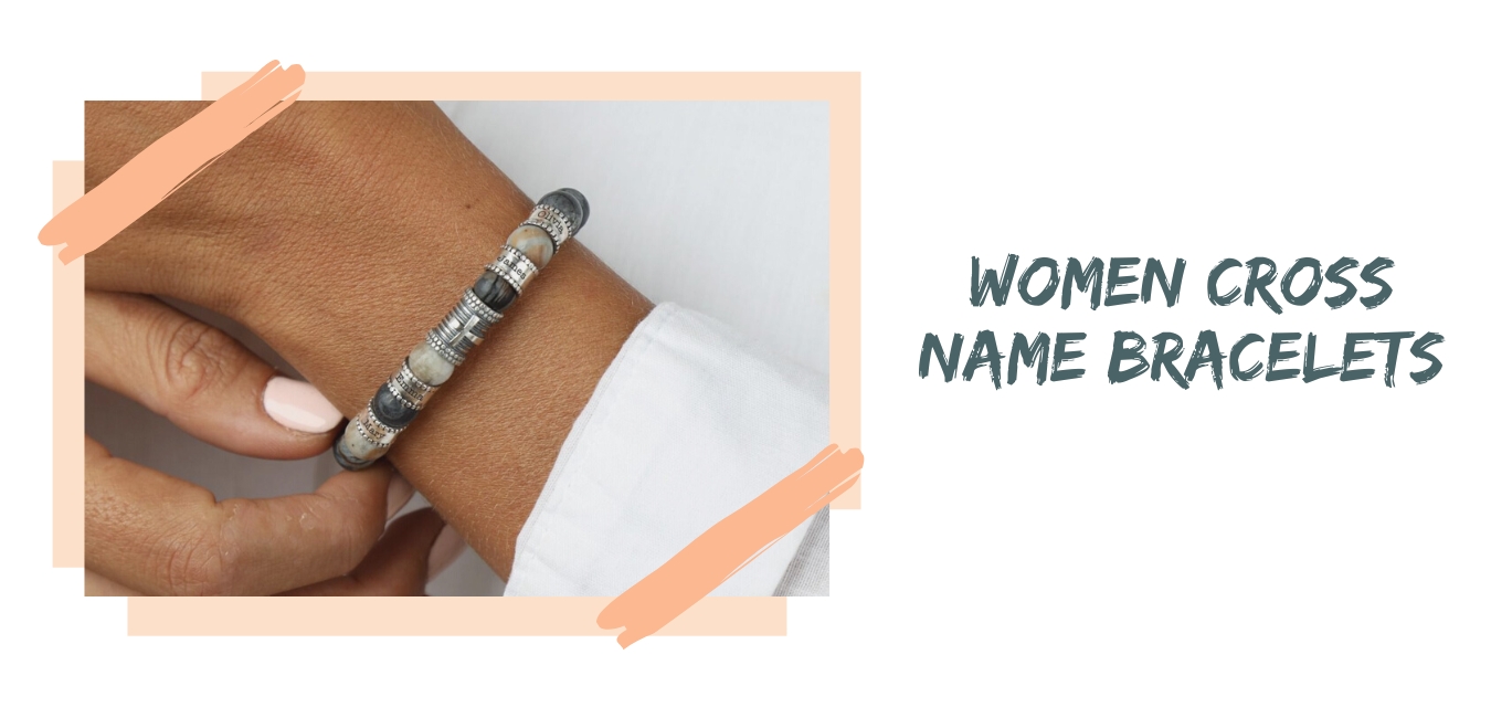 Cross Women Name Bracelets