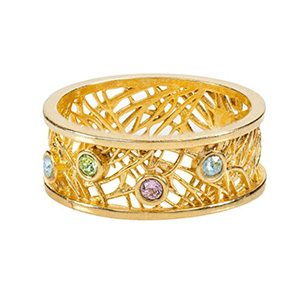 birthsotne ring by talisa in gold