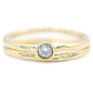 carina ring by talisa with gemstone