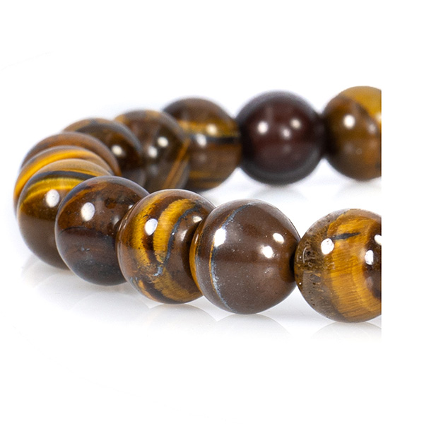 Brown Tiger Eye Bracelet by Talisa - Gold Tiger Eye Bracelets for Women